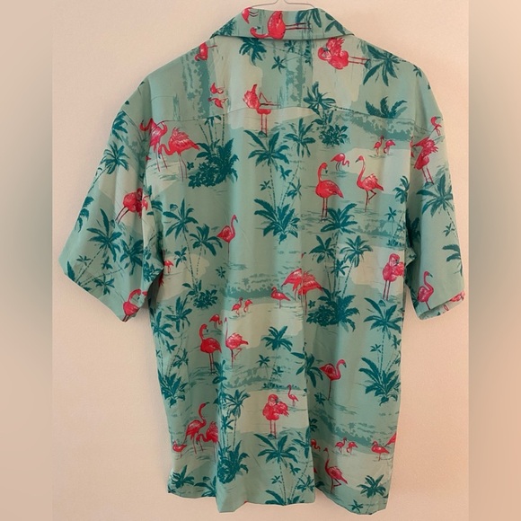 Aptro Tropical Hawaiian Short Sleeve Button Down Shirt Msn’s Sz XL - Picture 2 of 15